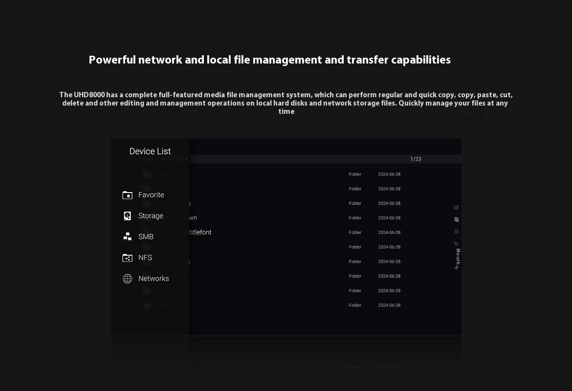 ZIDOO UHD8000 Blu ray Player High-definition Panoramic Hard Disk Player 8K UHD Dolby Vision Dolby HIFI Decoder ZIDOO UHD8000 Blu ray Player High-definition Panoramic Hard Disk Player 8K UHD Dolby Vision Dolby HIFI Decoder