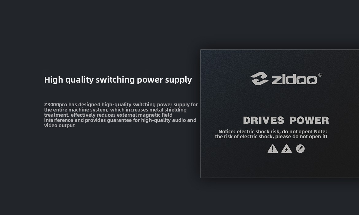 ZIDOO Z3000PRO 8K UHD Blu-ray Hard Drive Player Dolby Atmos Home Theater ZIDOO Z3000PRO 8K UHD Blu-ray Hard Drive Player Dolby Atmos Home Theater