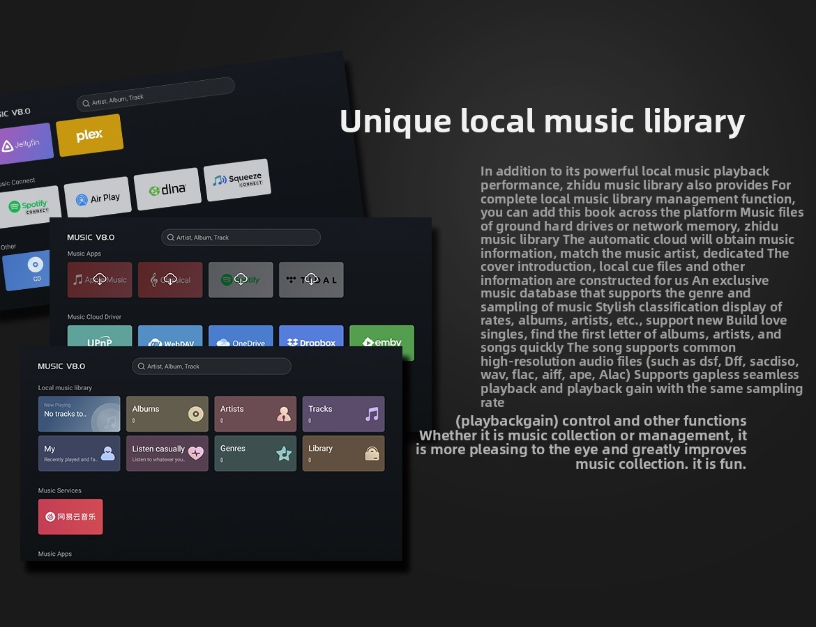 ZIDOO Z3000PRO 8K UHD Blu-ray Hard Drive Player Dolby Atmos Home Theater ZIDOO Z3000PRO 8K UHD Blu-ray Hard Drive Player Dolby Atmos Home Theater