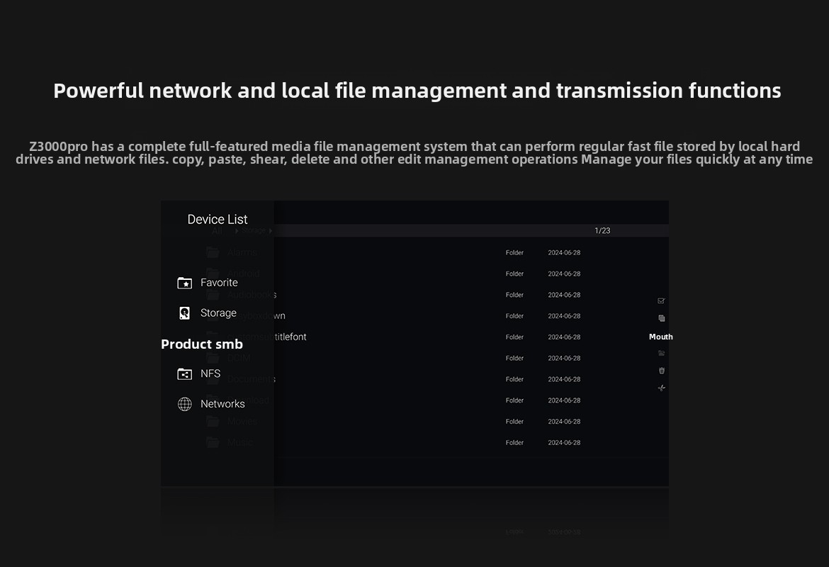 ZIDOO Z3000PRO 8K UHD Blu-ray Hard Drive Player Dolby Atmos Home Theater ZIDOO Z3000PRO 8K UHD Blu-ray Hard Drive Player Dolby Atmos Home Theater
