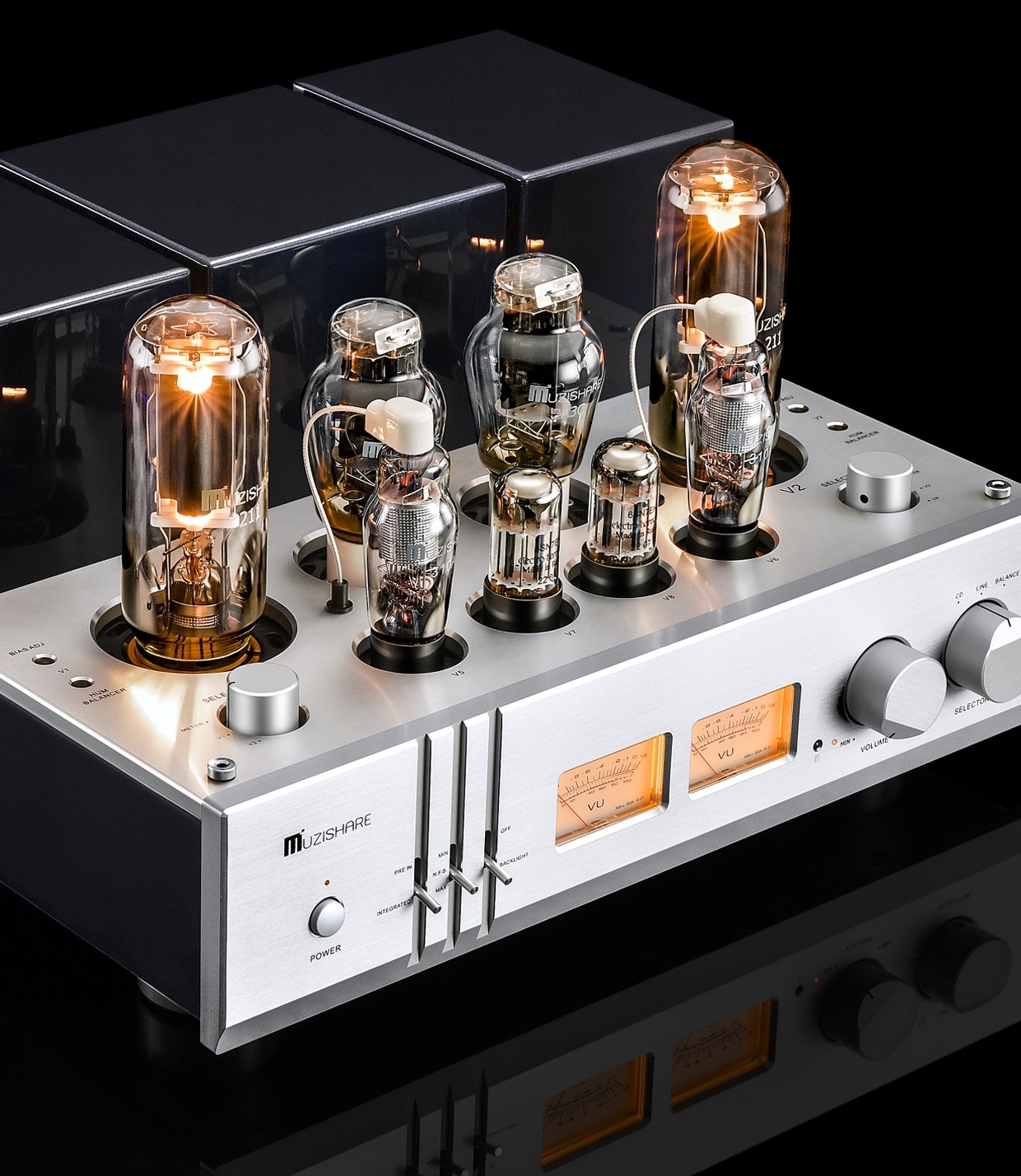 MUZISHARE X20Pro 2A3 Push 211 High-end tube Amplifier Class A Audiophile tube Amplifier