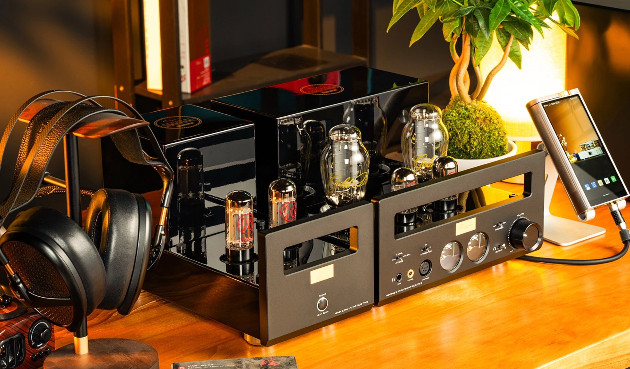 Cayin HA-300 MK3 Flagship Desktop Tube Class A Headphone Amplifier