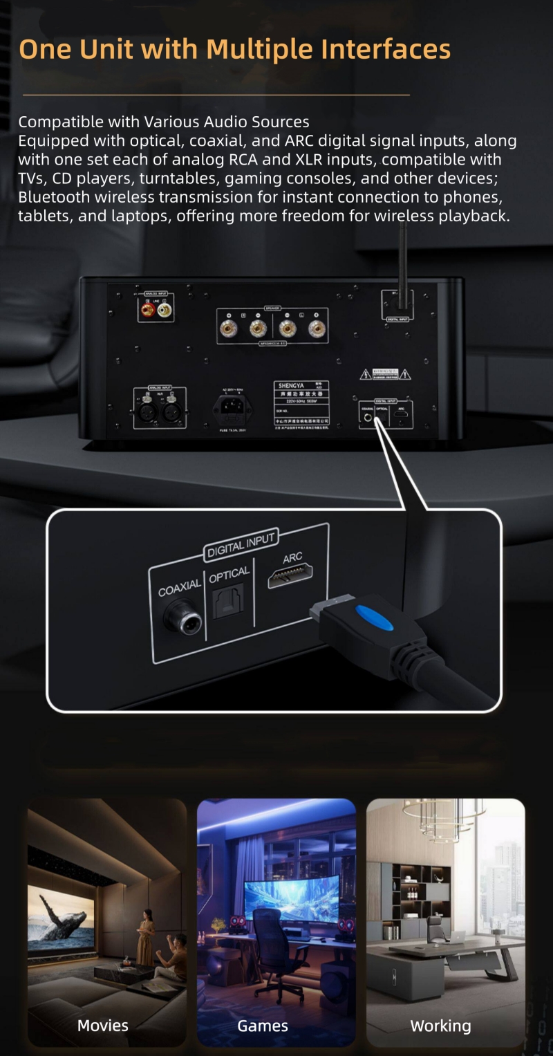 Shengya A-33 tube-transistor hybrid Amplifier INTEGRATED TUBE STEREO AMPLIFIER