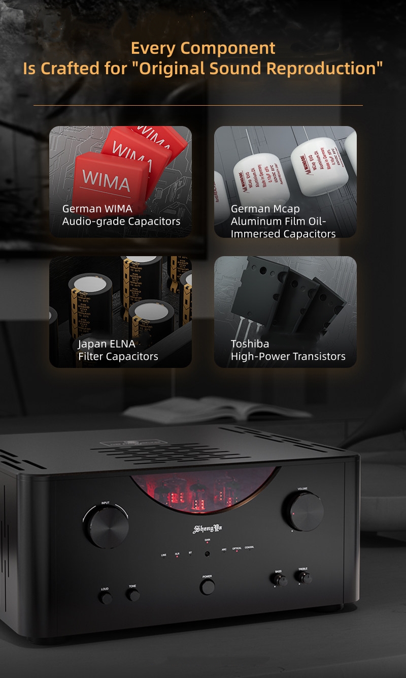 Shengya A-33 tube-transistor hybrid Amplifier INTEGRATED TUBE STEREO AMPLIFIER