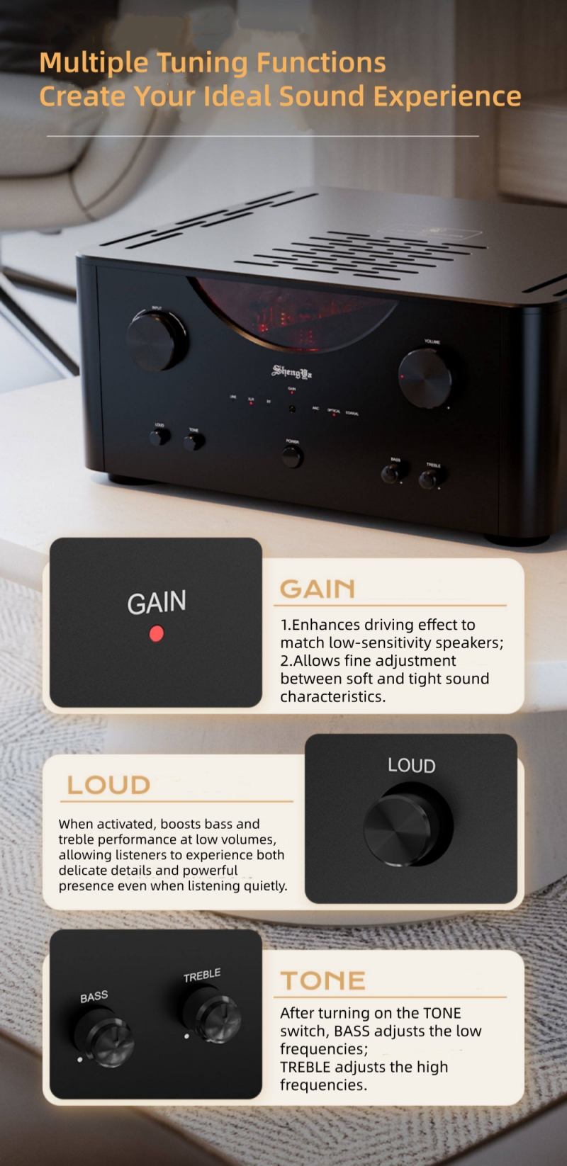 Shengya A-33 tube-transistor hybrid Amplifier INTEGRATED TUBE STEREO AMPLIFIER