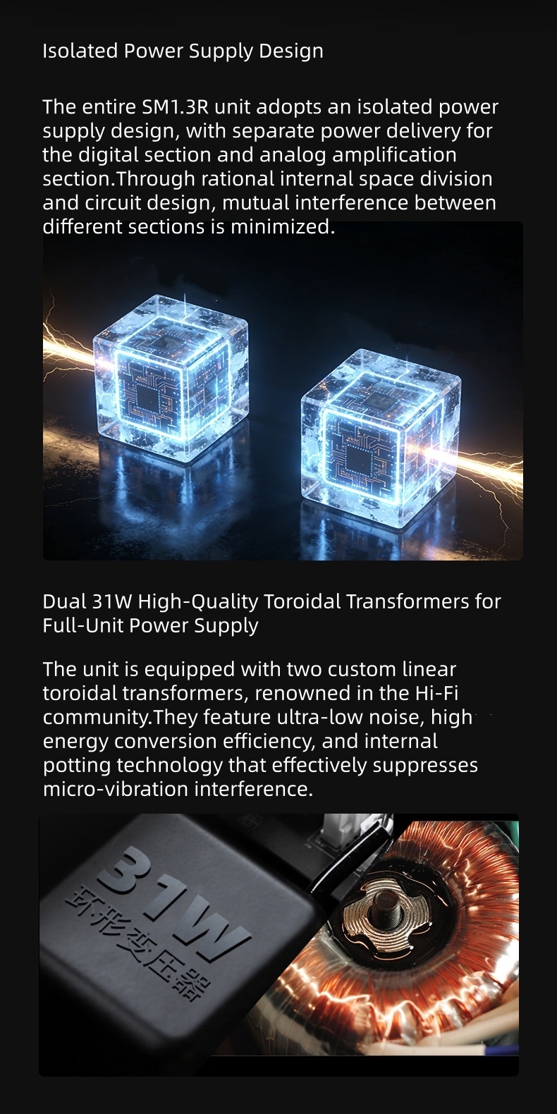 SHANLING SM1.3R Android Online Network Streamer With R2R DAC Hi-Fi Lossless Music Player Supports USB/HDD/ Bluetooth