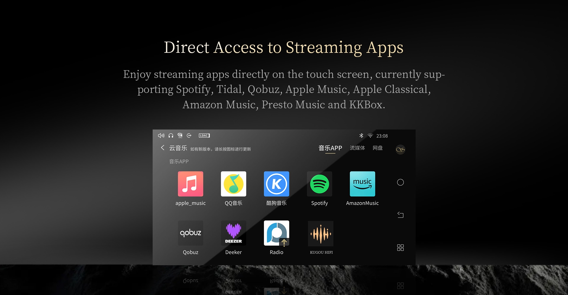 Shanling SM90 Digital Broadcast Digital Network Streamer HiFi Audiophile Turntable Companion DAC Headphone Desktop Player