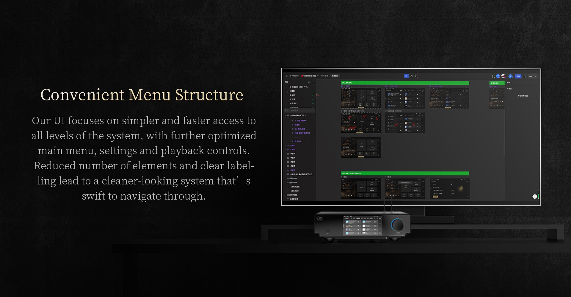 Shanling SM90 Digital Broadcast Digital Network Streamer HiFi Audiophile Turntable Companion DAC Headphone Desktop Player