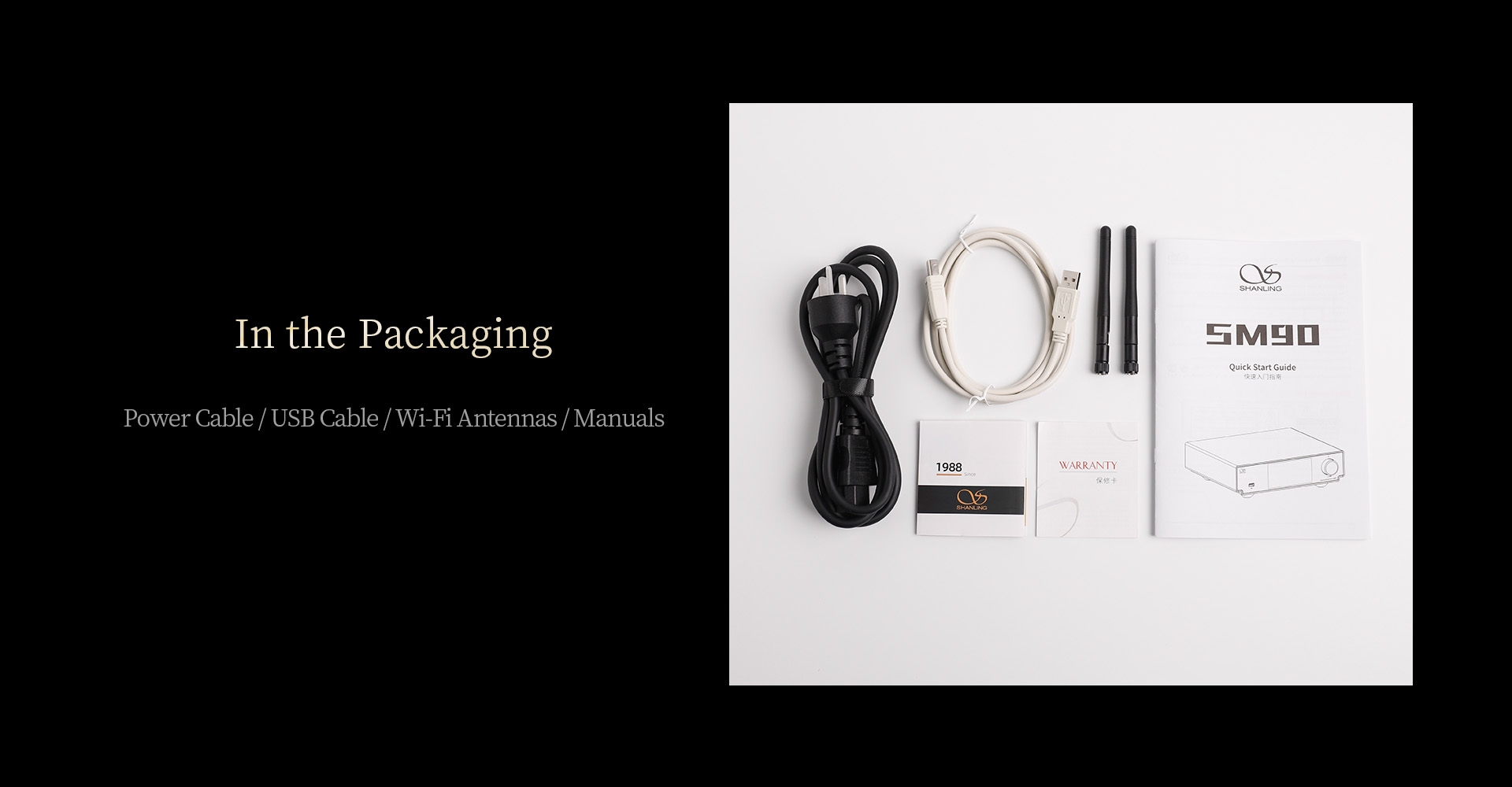 Shanling SM90 Digital Broadcast Digital Network Streamer HiFi Audiophile Turntable Companion DAC Headphone Desktop Player