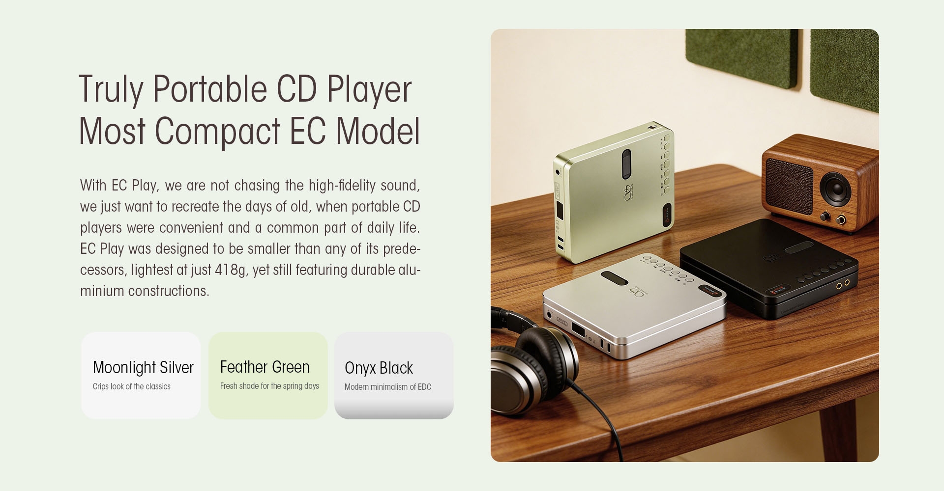 Shanling EC Play Portable CD Player/HiFi Player with Bluetooth Lossless Music
