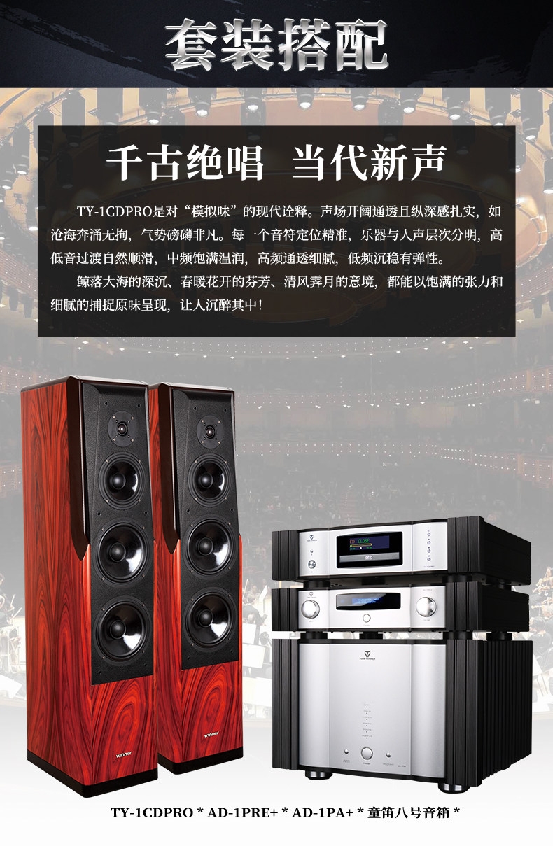 Tonewinner TY-1CD PRO High-Fidelity Flagship High-End Home CD Player