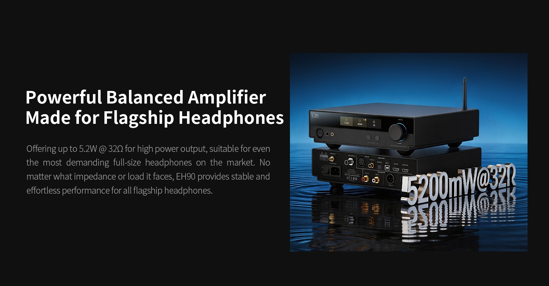 SHANLING EH90 High-End R2R DAC / AMP Fully Discrete Balanced Headphone Amplifier Bluetooth Connection HDMI ARC Input