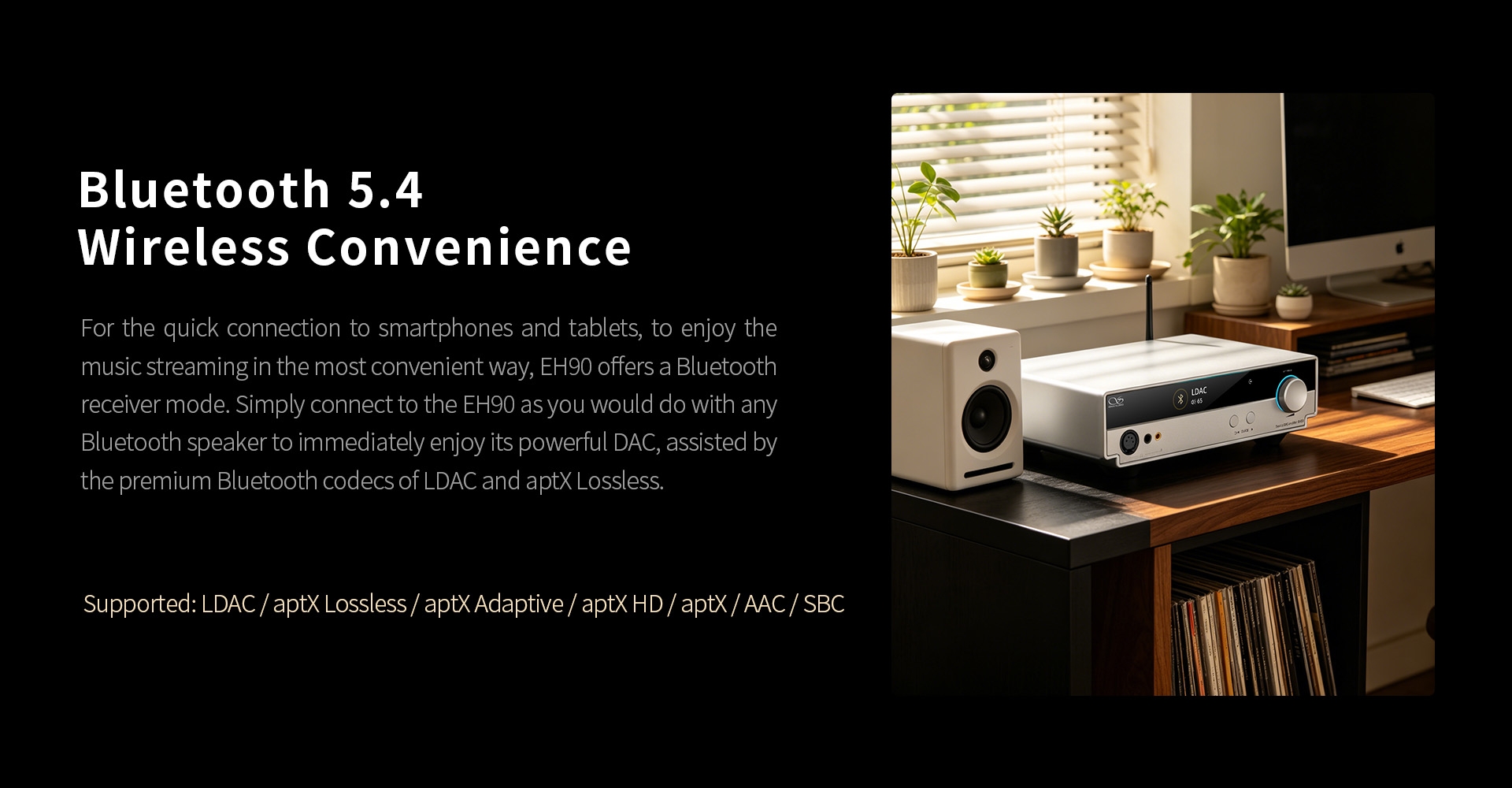 SHANLING EH90 High-End R2R DAC / AMP Fully Discrete Balanced Headphone Amplifier Bluetooth Connection HDMI ARC Input