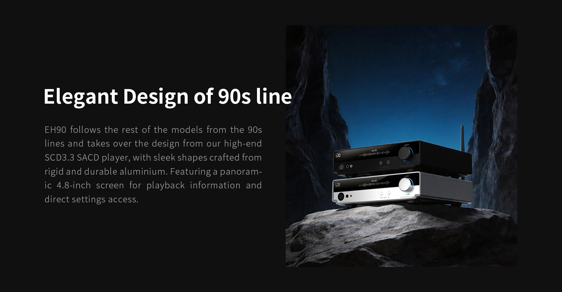 SHANLING EH90 High-End R2R DAC / AMP Fully Discrete Balanced Headphone Amplifier Bluetooth Connection HDMI ARC Input