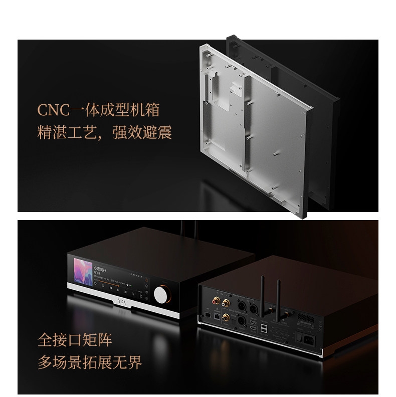 YBA DESIGN YM302 Streaming Network Player AKM AK4497S DAC Hi-Fi Desktop Player