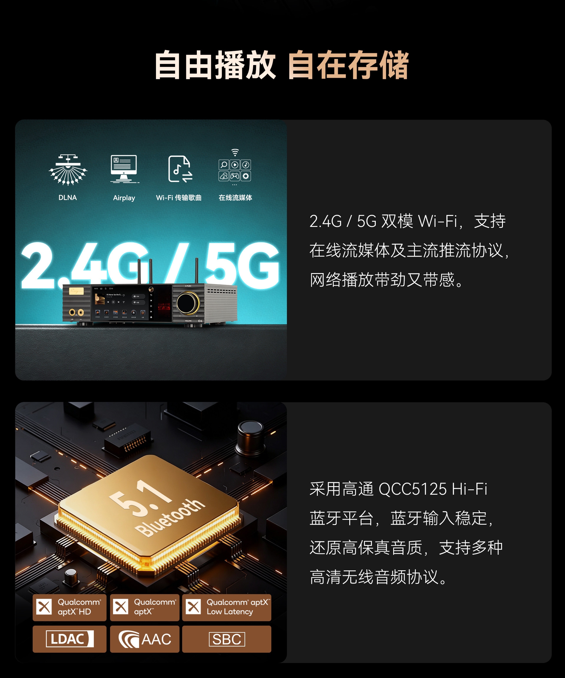 Cayin ID6 Streaming HiFi Music Player Digital Streaming Decoder All-in-One Machine