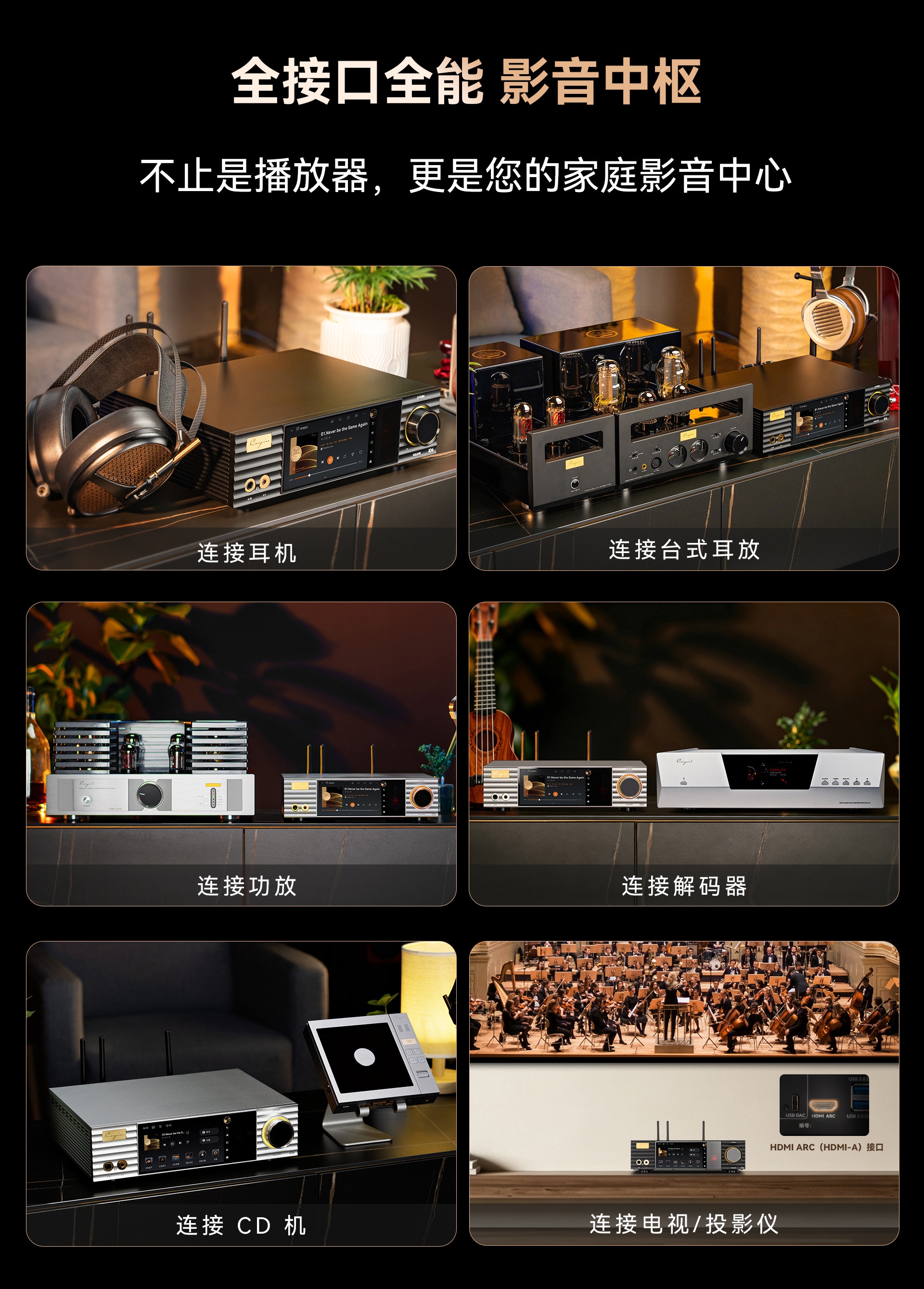 Cayin ID6 Streaming HiFi Music Player Digital Streaming Decoder All-in-One Machine