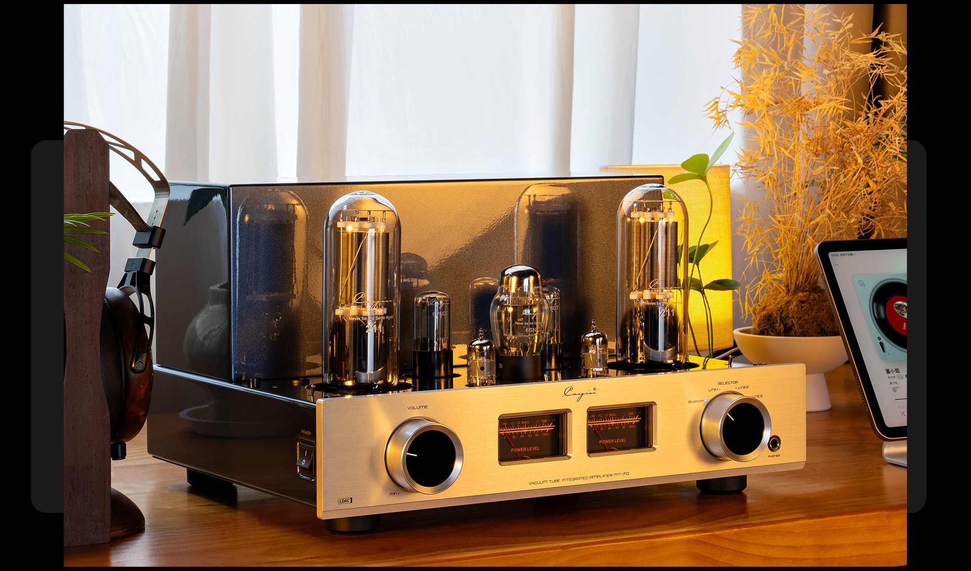 Cayin MT-70 211 Hi-Fi Integrated Vacuum Tube Amplifier Single-ended Class A Amplifier Bluetooth Cayin MT-70 211 Hi-Fi Integrated Vacuum Tube Amplifier Single-ended Class A Amplifier Bluetooth