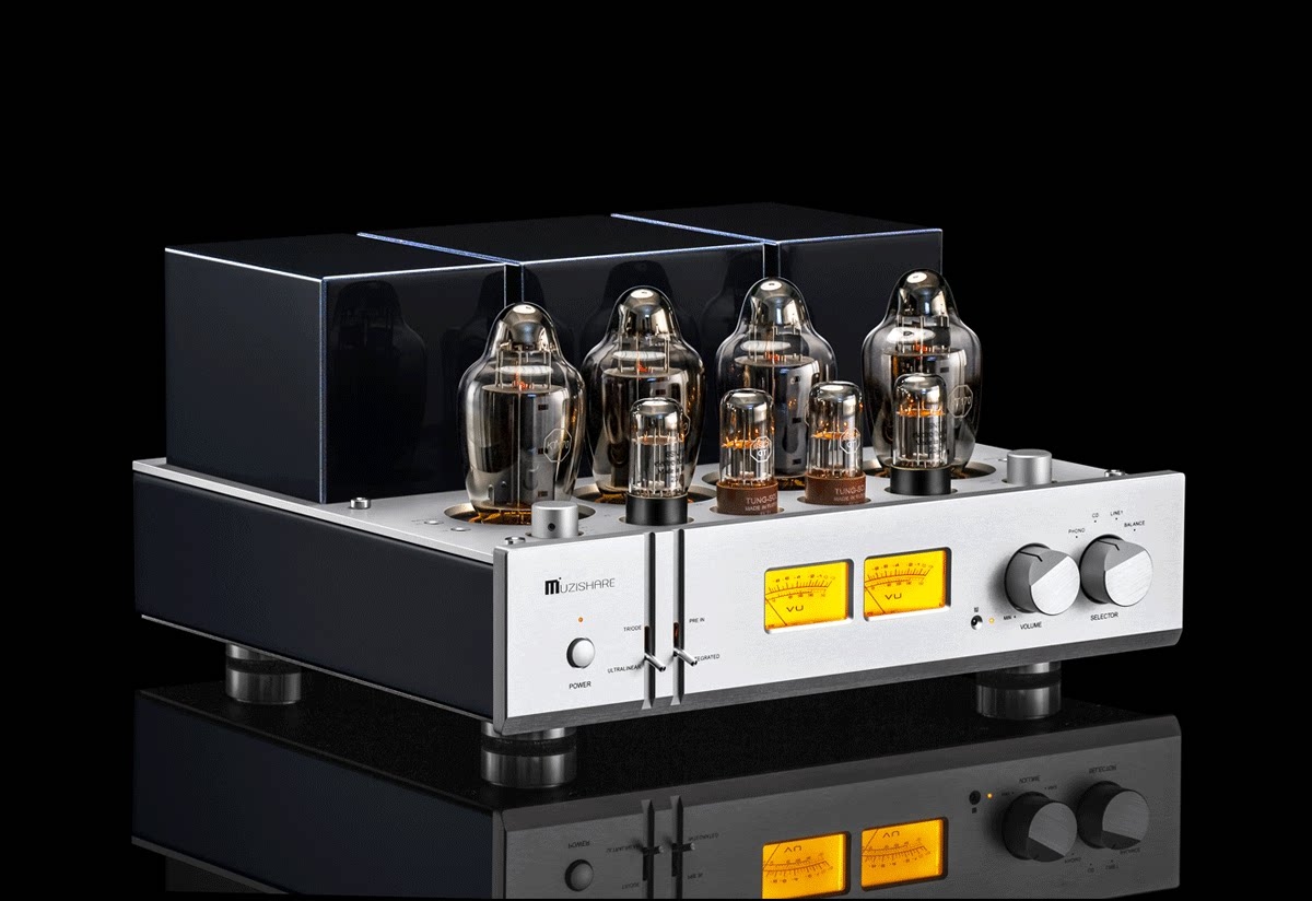 MUZISHARE X50 KT170 tube Amplifier Push-pull high-power Audio Amplifier 130W*2