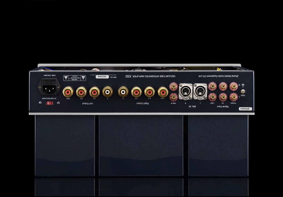 MUZISHARE X50 KT170 tube Amplifier Push-pull high-power Audio Amplifier 130W*2
