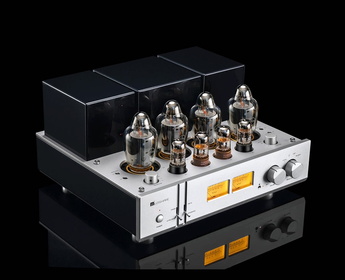 MUZISHARE X50 KT170 tube Amplifier Push-pull high-power Audio Amplifier 130W*2
