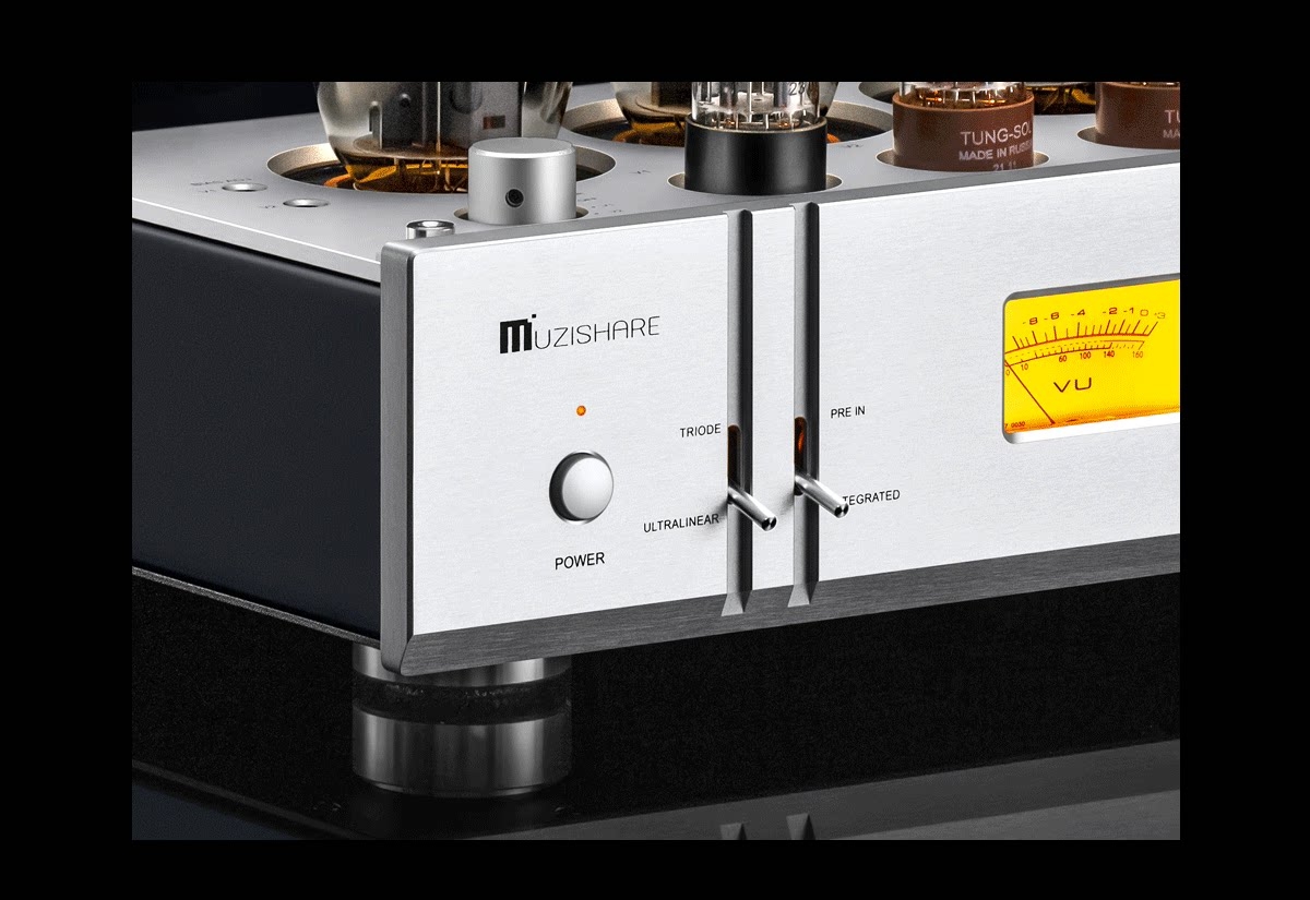 MUZISHARE X50 KT170 tube Amplifier Push-pull high-power Audio Amplifier 130W*2