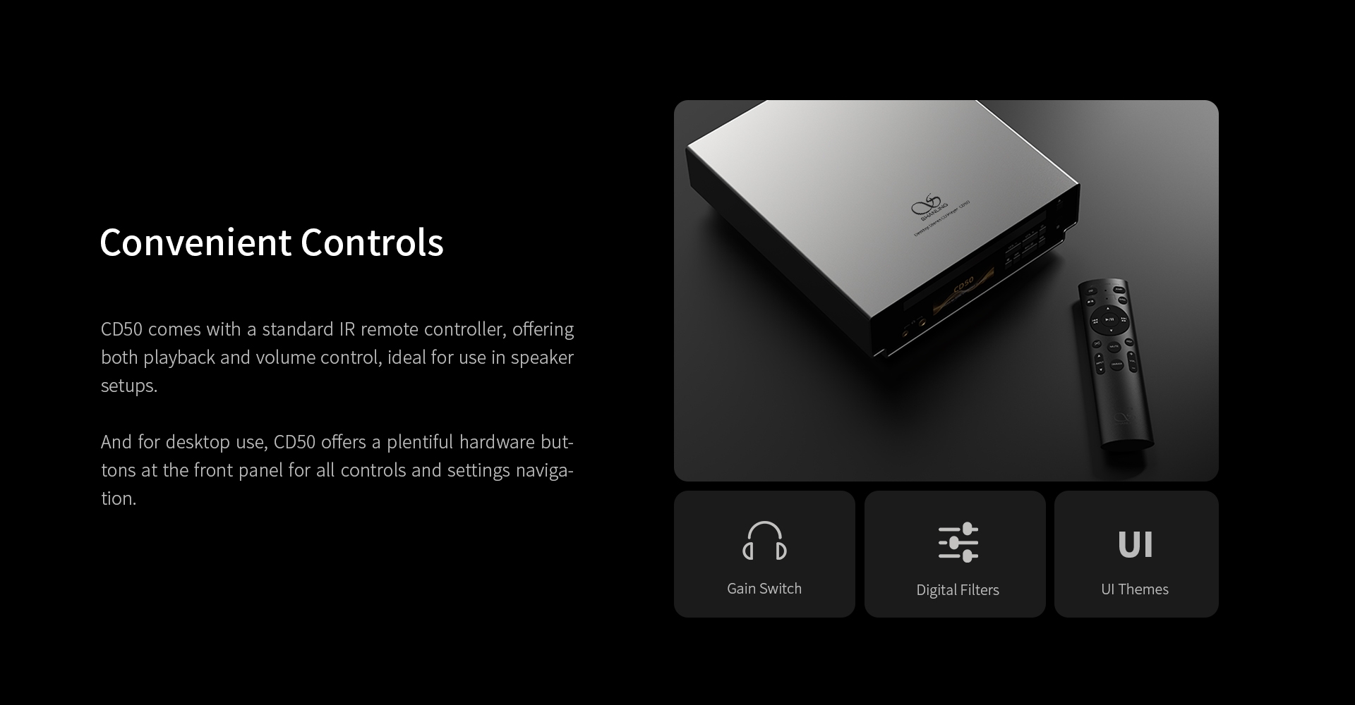 SHANLING CD50 Desktop Pure CD Player Cirrus Logic CS43198 DAC dual SGM8262 Headphone Amplifier SHANLING CD50 Desktop Pure CD Player Cirrus Logic CS43198 DAC dual SGM8262 Headphone Amplifier