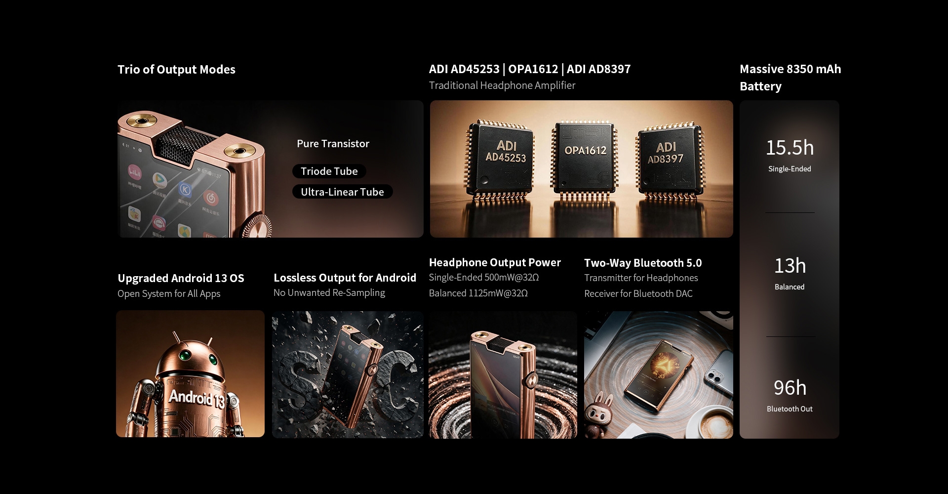SHANLING M8T Cu CopperVersion Android Portable HIFI Music Player MP3 2*JAN6418 2*AKM 4499EX+2* AK4191 DAC Circuit PCM768 DSD1024 SHANLING M8T Cu CopperVersion Android Portable HIFI Music Player MP3 2*JAN6418 2*AKM 4499EX+2* AK4191 DAC Circuit PCM768 DSD1024