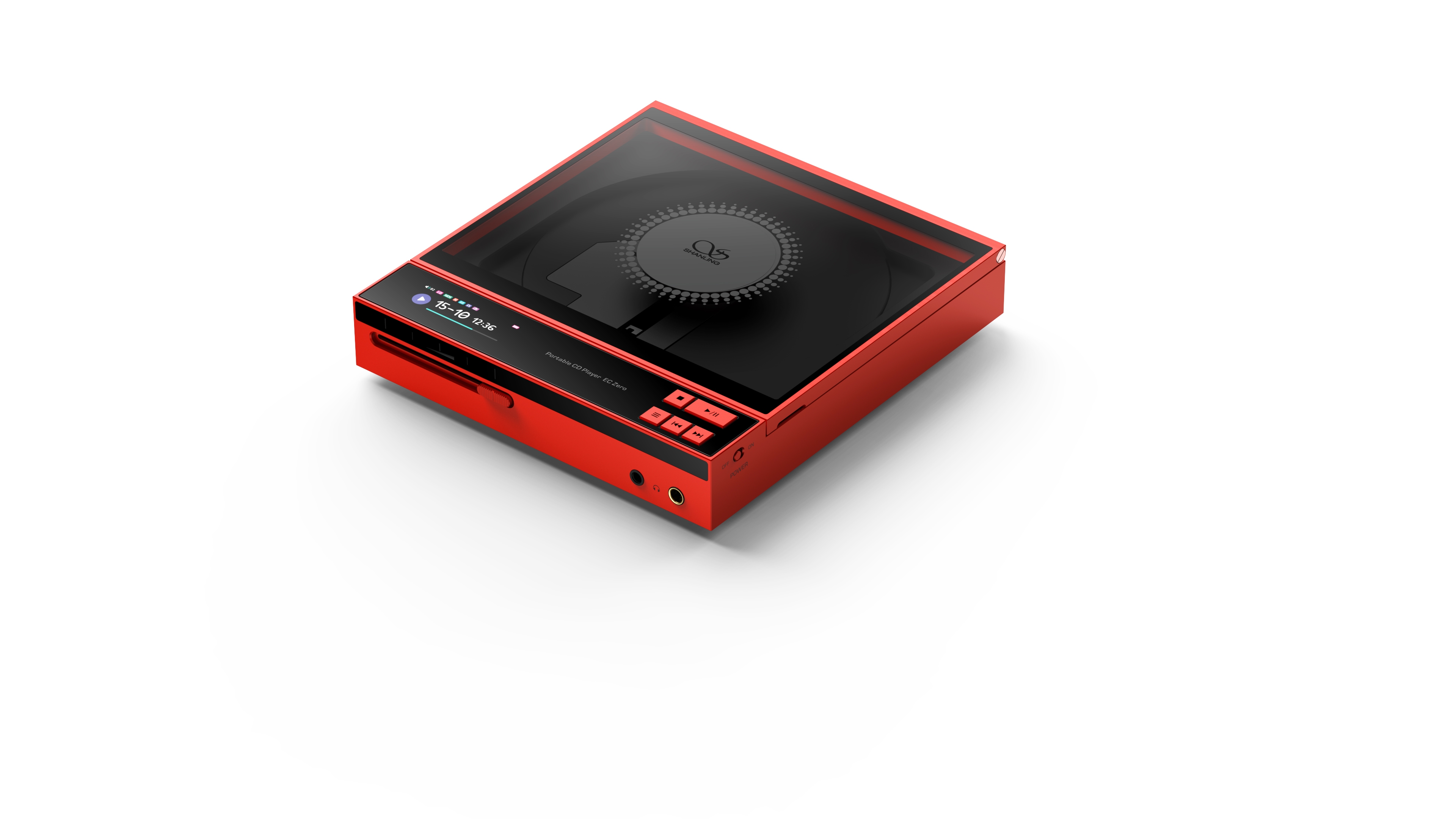 SHANLING EC ZERO AKM RED Version Portable CD Player Featuring AKM DAC AK4493S DAC Dual SGM Amplifier Bluetooth BT5.3 SHANLING EC ZERO AKM RED Version Portable CD Player Featuring AKM DAC AK4493S DAC Dual SGM Amplifier Bluetooth BT5.3