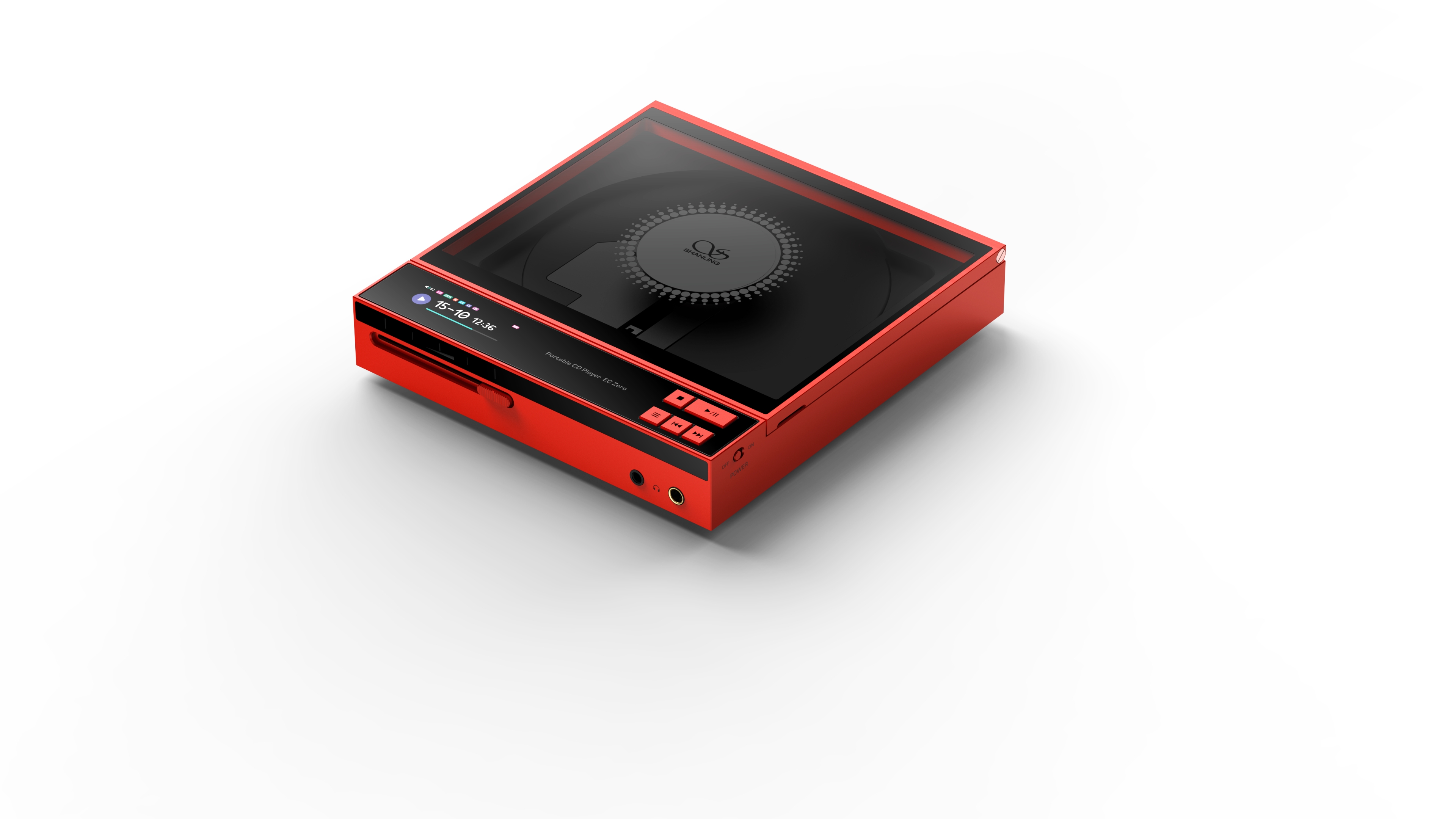 SHANLING EC ZERO AKM RED Version Portable CD Player Featuring AKM DAC AK4493S DAC Dual SGM Amplifier Bluetooth BT5.3 SHANLING EC ZERO AKM RED Version Portable CD Player Featuring AKM DAC AK4493S DAC Dual SGM Amplifier Bluetooth BT5.3