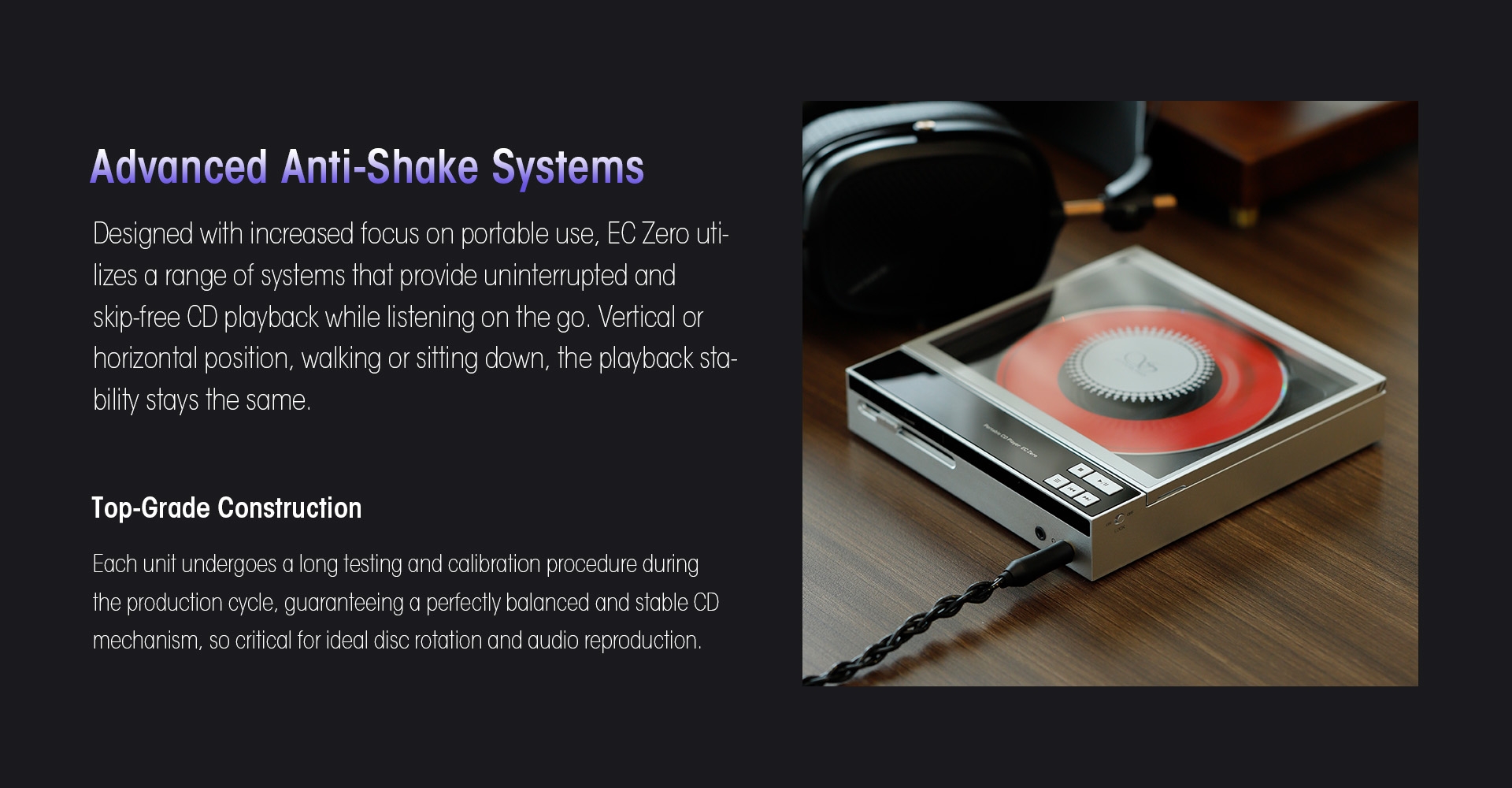 SHANLING EC ZERO AKM RED Version Portable CD Player Featuring AKM DAC AK4493S DAC Dual SGM Amplifier Bluetooth BT5.3 SHANLING EC ZERO AKM RED Version Portable CD Player Featuring AKM DAC AK4493S DAC Dual SGM Amplifier Bluetooth BT5.3