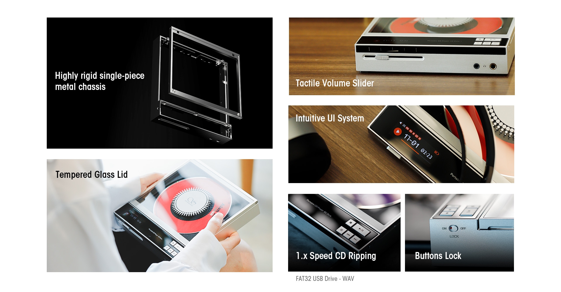SHANLING EC ZERO AKM RED Version Portable CD Player Featuring AKM DAC AK4493S DAC Dual SGM Amplifier Bluetooth BT5.3 SHANLING EC ZERO AKM RED Version Portable CD Player Featuring AKM DAC AK4493S DAC Dual SGM Amplifier Bluetooth BT5.3