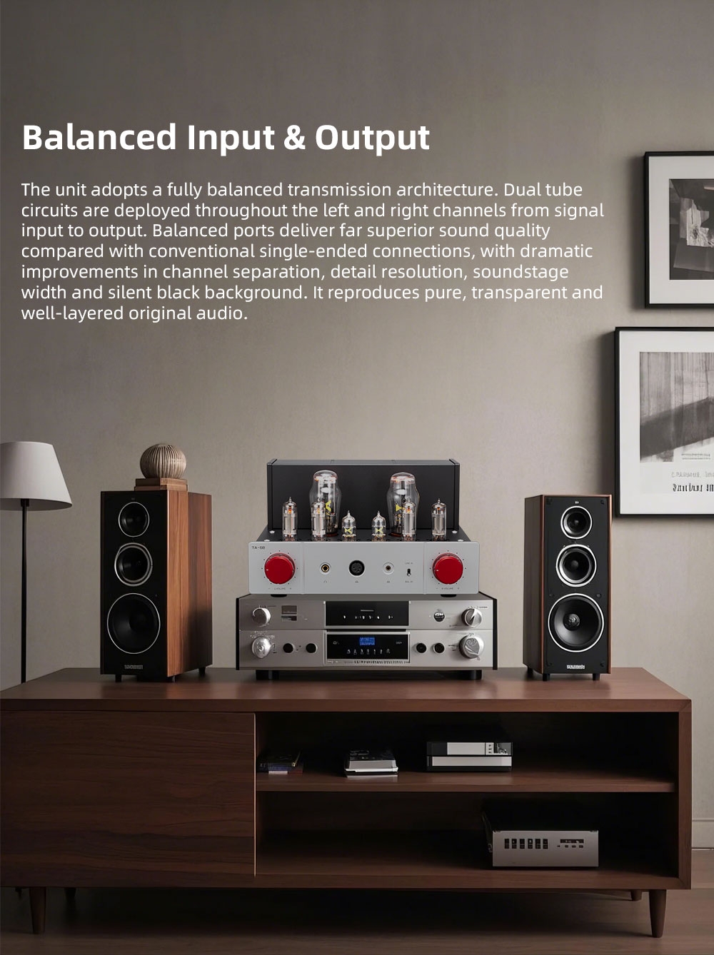 XDUOO TA-68 Balanced Vacuum Tube Desktop Headphone Amplifier XDUOO TA-68 Balanced Vacuum Tube Desktop Headphone Amplifier