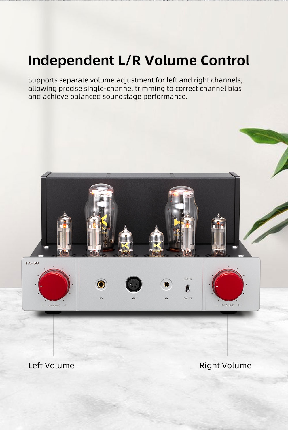 XDUOO TA-68 Balanced Vacuum Tube Desktop Headphone Amplifier XDUOO TA-68 Balanced Vacuum Tube Desktop Headphone Amplifier