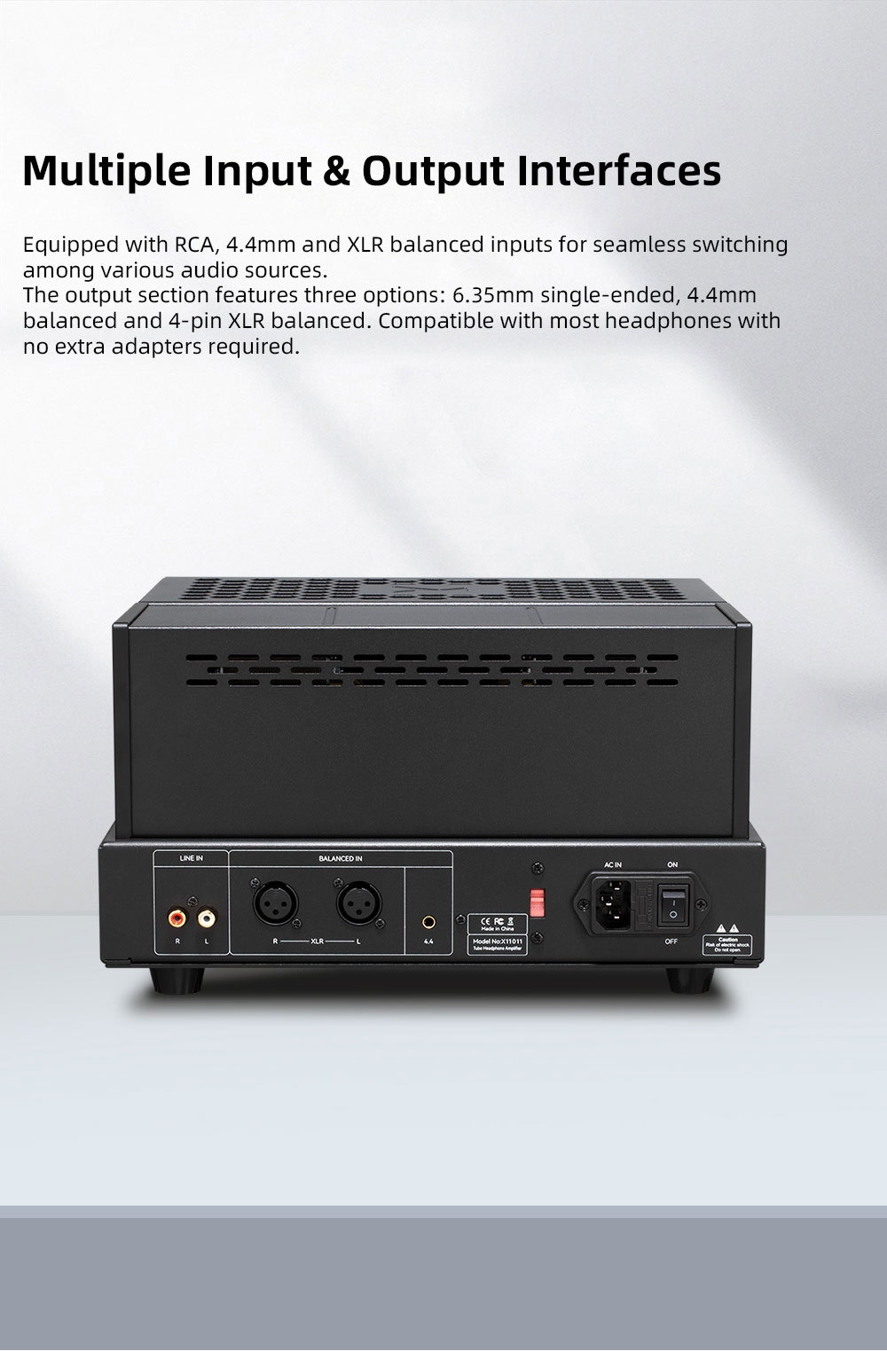 XDUOO TA-68 Balanced Vacuum Tube Desktop Headphone Amplifier XDUOO TA-68 Balanced Vacuum Tube Desktop Headphone Amplifier