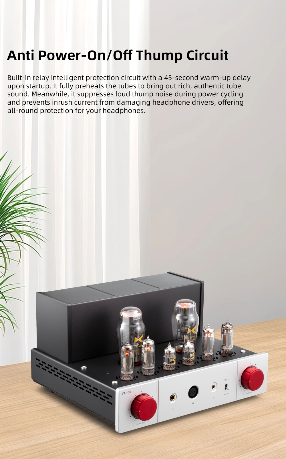 XDUOO TA-68 Balanced Vacuum Tube Desktop Headphone Amplifier XDUOO TA-68 Balanced Vacuum Tube Desktop Headphone Amplifier