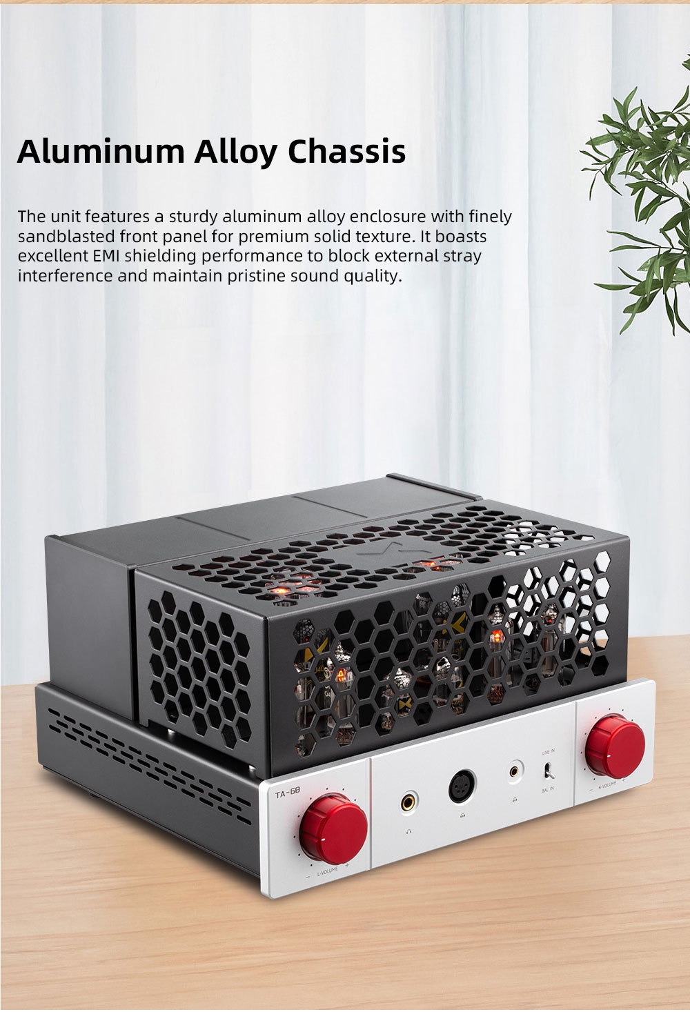 XDUOO TA-68 Balanced Vacuum Tube Desktop Headphone Amplifier XDUOO TA-68 Balanced Vacuum Tube Desktop Headphone Amplifier