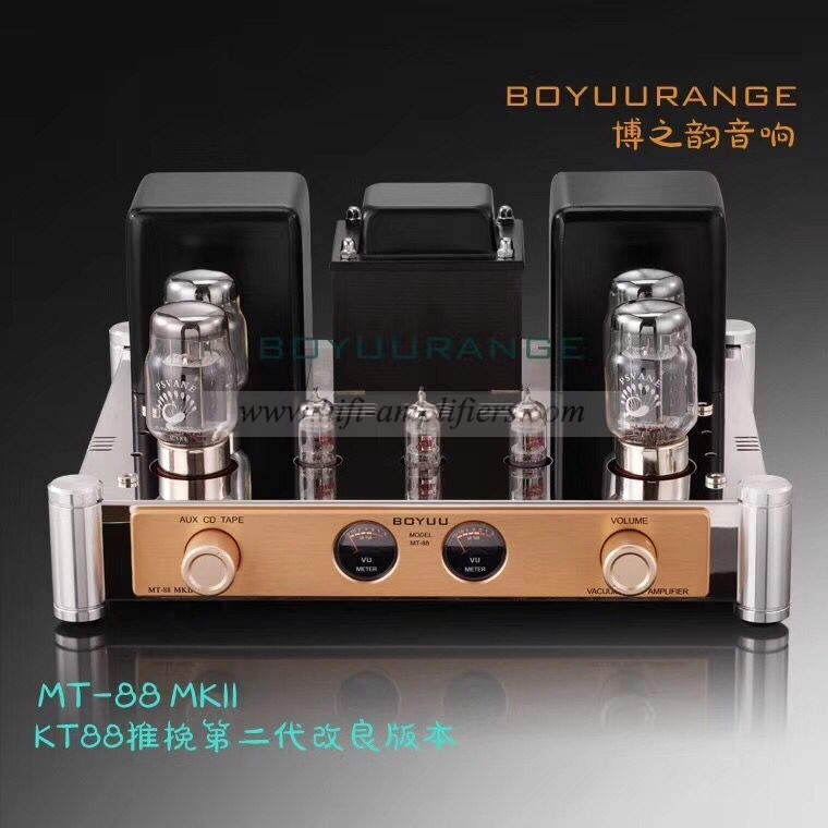 REISONG Boyuu MT-88 MKII KT88*4 tube Amp Push-pull Hi-Fi Audio Amplifier Upgrade