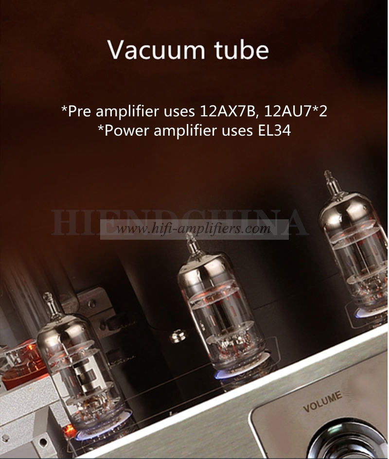 YAQIN MC-13S 6CA7-T Class A Vacuum  Tube Push-pull Hifi Integrated Amplifier