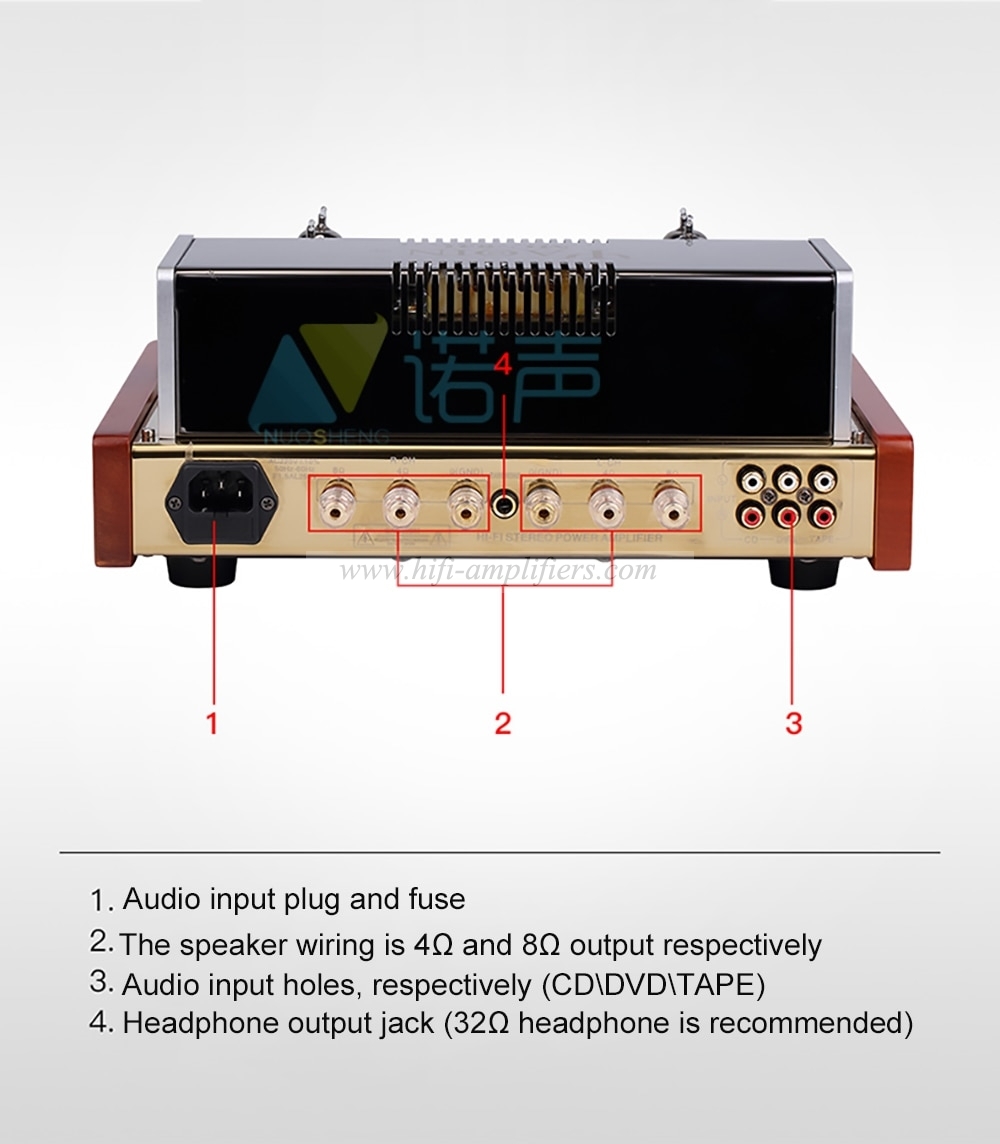 YAQIN MC-84L Class A Vacuum Tube Integrated Headphone Amplifier