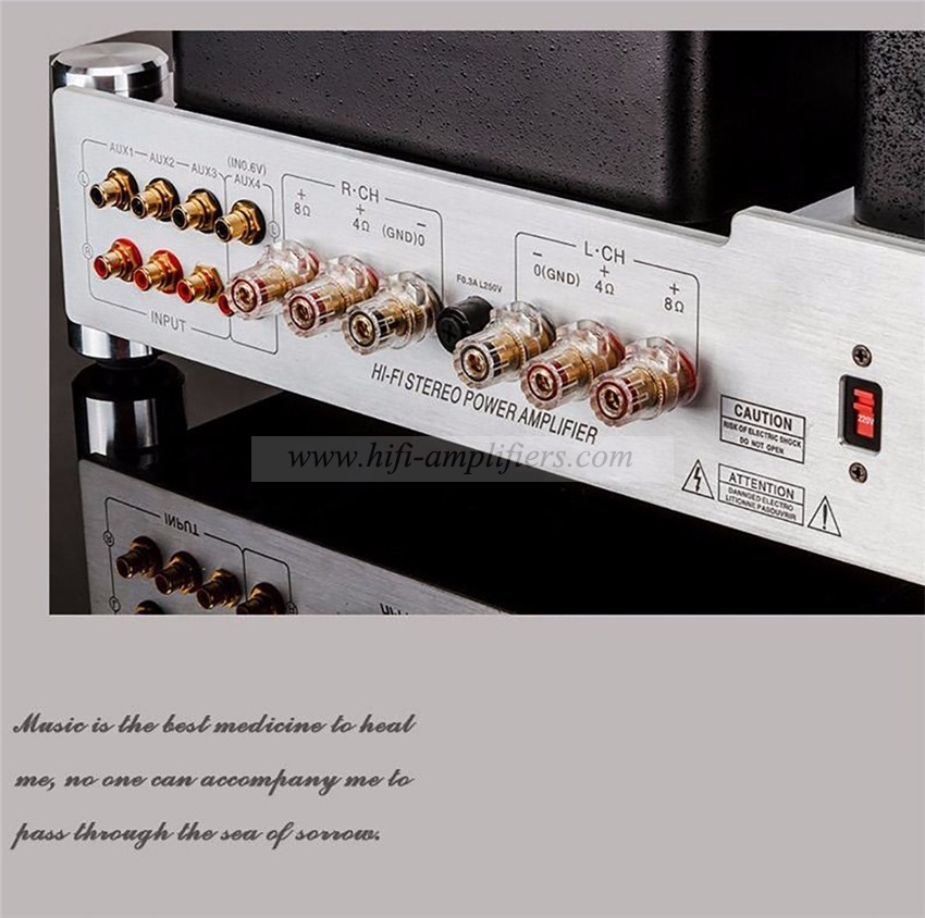 YAQIN MS-500B 300B tube Class A Single-ended Hifi Integrated  Amplifier