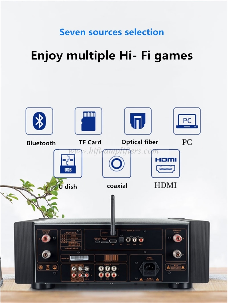 ToneWinner AD-86D Class A integrated Amplifier Balanced XLR Digital Decode & Bluetooth