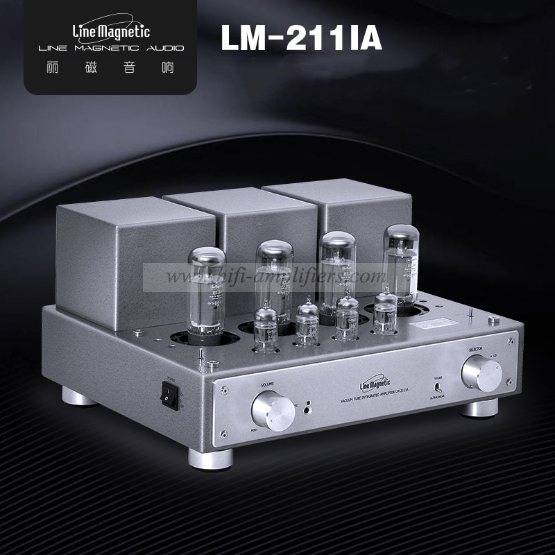 Line Magnetic LM-211IA El34*4 Integrated Tube Amplifier Push-pull Amplifier  32W*2(Ultralinear) 15W*2(Triode)