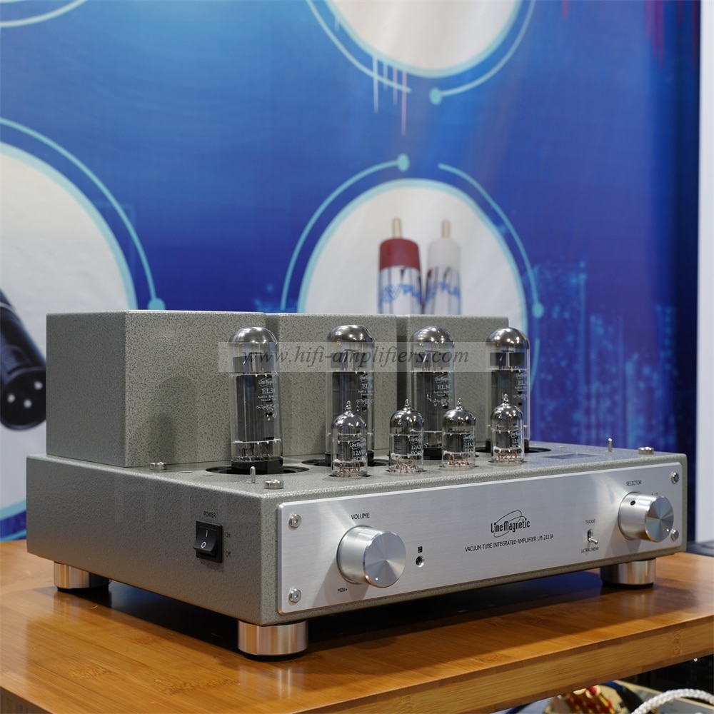 Line Magnetic LM-211IA El34*4 Integrated Tube Amplifier Push-pull Amplifier  32W*2(Ultralinear) 15W*2(Triode)