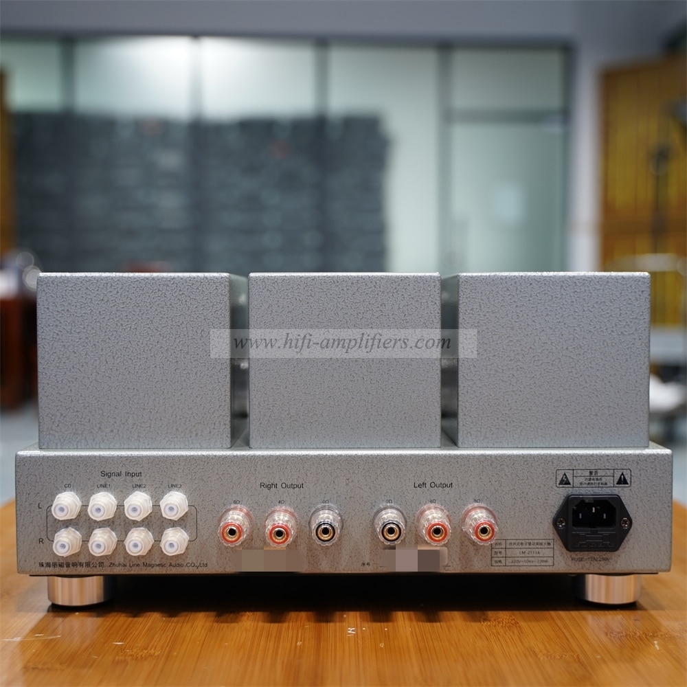 Line Magnetic LM-211IA El34*4 Integrated Tube Amplifier Push-pull Amplifier  32W*2(Ultralinear) 15W*2(Triode)