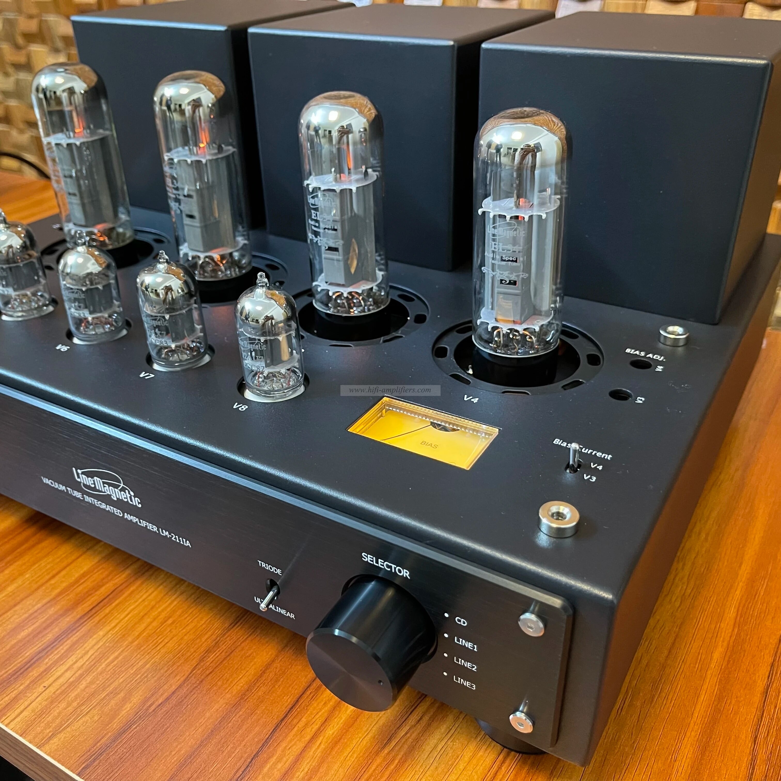 Line Magnetic LM-211IA El34*4 Integrated Tube Amplifier Push-pull Amplifier 32W*2
