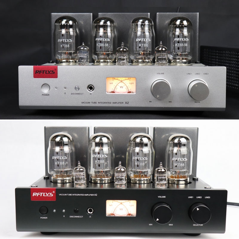 RFTLYS A2 PLUS KT88 Tube Integrated Amplifier With Headphone Amp with Bluetooth Input - Click Image to Close