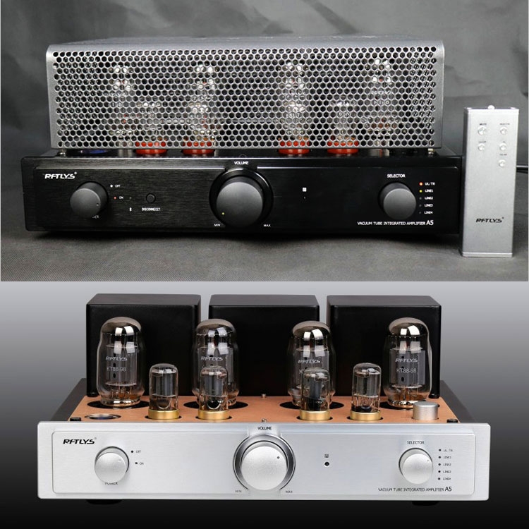 RFTLYS A5 PLUS KT88*4 Intergrated Valve Amplifier with Bluetooth 2 Mode Listen - Click Image to Close