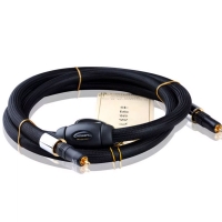 choseal TB-5208 Cable coaxial digital 4N OFC OD 13 mm 24k Cable de enchufe chapado en oro