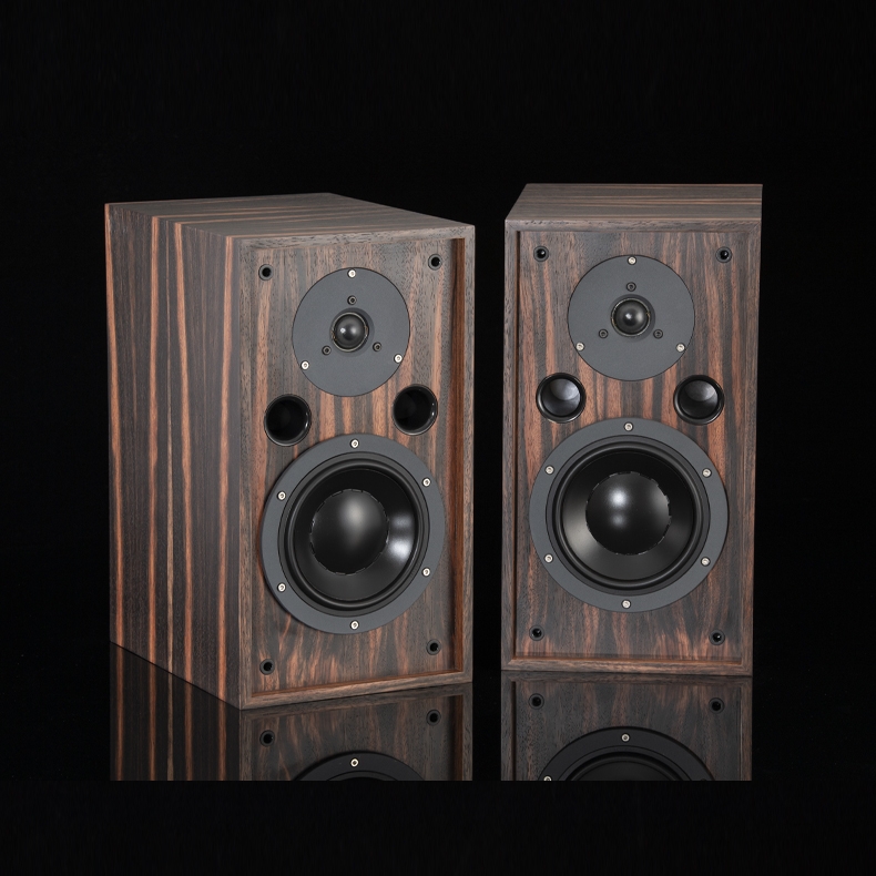 MUZISHARE CS-3 Collection Edition Hi-Fi Bookshelf Speakers Loudspeakers Pair Brand New - Click Image to Close